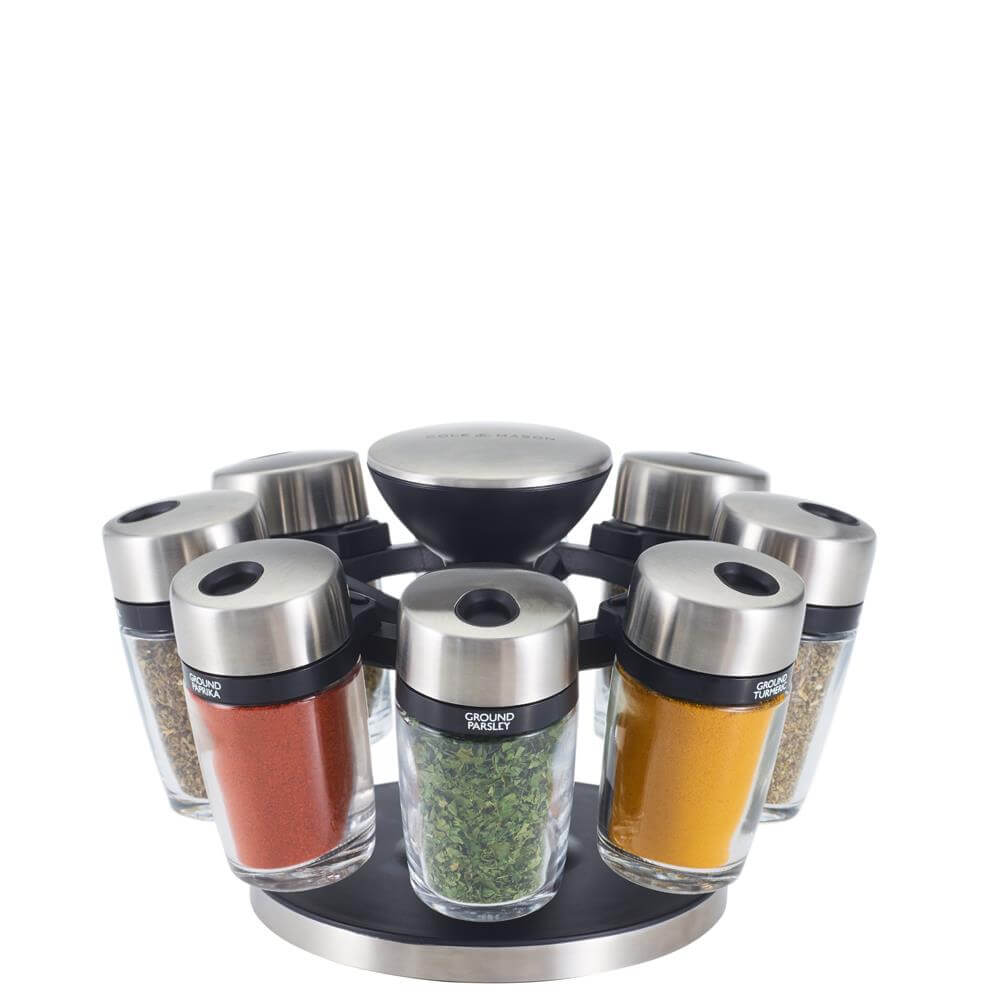 Cole & Mason Cambridge 8 Jar Herb & Spice Carousel